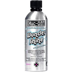 Muc-Off Wundershine، 16.9 أونصة سائلة - ملمع سيارات عالي الأداء، وملمع وتفاصيل للدراجات النارية - ملمع هيكل السيارة والمعادن للدراجات والدراجات النارية والسيارات in Kuwait