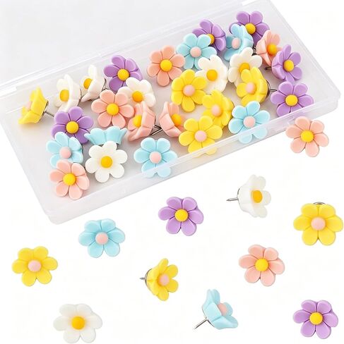 Red Rose Flower Push Pin with Gradient Color Decorative Thumbtacks Floret Flower Push Pins for School, Home, Office in Kuwait