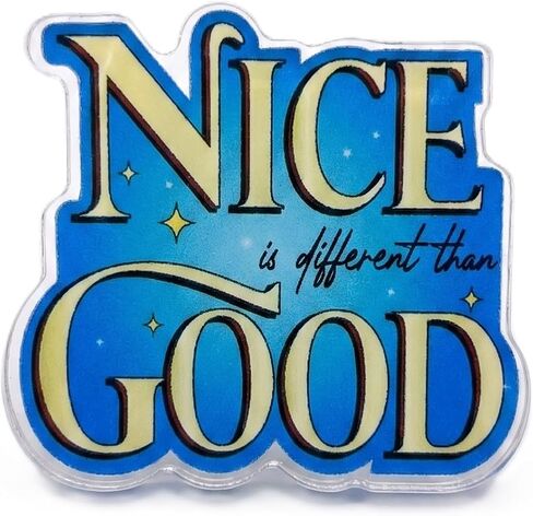 Musical Into the Woods Acrylic PIN | 1 Individual ACRYLIC PIN by Coloring Broadway | Inspired by Nice is Different than Good - Laser Cut - High Definition (1.5" x 1.15")… in Kuwait