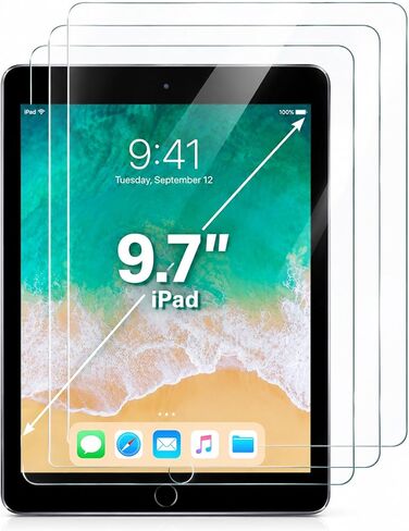 3 Pack Screen Protector for iPad (9.7-Inch,2018/2017 Model,6th/5th Generation) in Kuwait