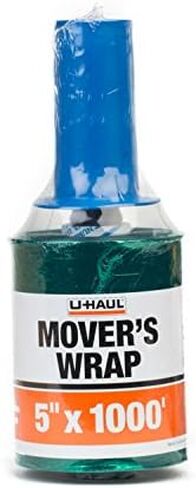 غلاف بلاستيكي قابل للتمدد من U-Haul Mover - ربط وتجميع وربط وحماية وتغليف الأثاث والسلع المنزلية - 10 بوصة × 1000 بوصة in Kuwait