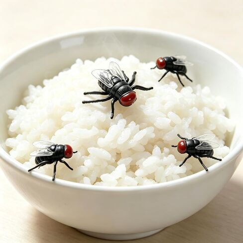 20pcs Fake Green Fly Flies Bug Plastic Mock Insects Reptile Joke Toys Prank Scary Trick Tricky Brains for Halloween Party in Kuwait