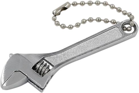 2.5 inch Tiny Adjustable Wrench, 2.5" Mini Size Adjustable Spanner, Silver Nut Wrench Tool, Jaw Capacity 0~10mm in Kuwait