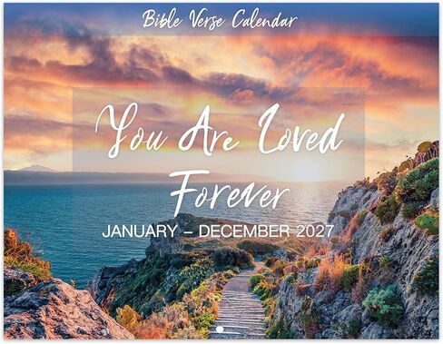 2024 Wall Calendar - Wall Calendar 2024, 12 Monthly Wall Calendar, Jan. 2024 - Dec. 2024, 11" x 8.5", 2024 Calendar with Unruled Blocks and Thick Glossy Paper - Bible Verse in Kuwait