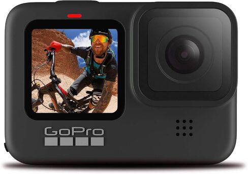 GoPro HERO9 Black - Waterproof Action Camera with Front LCD and Touch Rear Screens, 5K Ultra HD Video, 20MP Photos, 1080p Live Streaming, Webcam, Stabilization in Kuwait