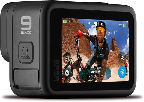 GoPro HERO9 Black - Waterproof Action Camera with Front LCD and Touch Rear Screens, 5K Ultra HD Video, 20MP Photos, 1080p Live Streaming, Webcam, Stabilization in Kuwait