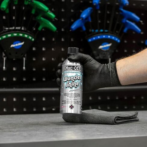 Muc-Off Wundershine، 16.9 أونصة سائلة - ملمع سيارات عالي الأداء، وملمع وتفاصيل للدراجات النارية - ملمع هيكل السيارة والمعادن للدراجات والدراجات النارية والسيارات in Kuwait
