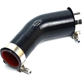 High Performance 4-Ply Reinforced 3"-3.25" ID 45 Degree Elbow Reducer Coupler Silicone Hose With T Bolt Clamp for Turbo/Intercooler/Piping (3"-3.25" Blue) in Kuwait