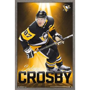 Trends International NHL Pittsburgh Penguins - ملصق حائط Sidney Crosby 18، مقاس 22.375 بوصة × 34 بوصة، إصدار غير مؤطر in Kuwait