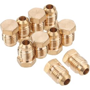 LTWFITTING نحاس متوهج 1/4" OD Plug، تركيب أنبوب نحاسي متوهج (عبوة من 10) in Kuwait