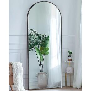 Antok Full Length Mirror, 58"x18" Floor Mirror, Floor Standing Mirror for Living Room Cloakroom, Gold in Kuwait