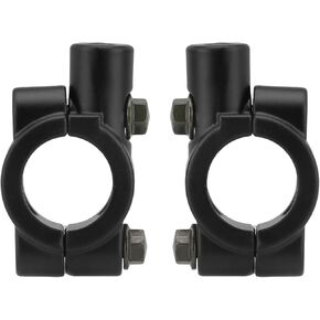 8mm 7/8" Motorcycle Handlebar Mirror Mount Holder Clamp Bracket Adaptor Thread Universal for Motorbike ATV Scooter in Kuwait