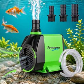 FREESEA Submersible Water Pump for Pond: 2000GPH 150W Aquarium Fountain Pump with 6.6ft Tubing for Waterfall Hydropoic Fish Tank in Kuwait