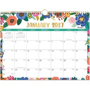 2025-2026 Wall Calendar - 2025-2026 Calendar, JUL. 2025 - Dec. 2026, 18 Monthly Wall Calendar, 15" x 11.5", Twin-Wire Binding + Hanging Hook in Kuwait