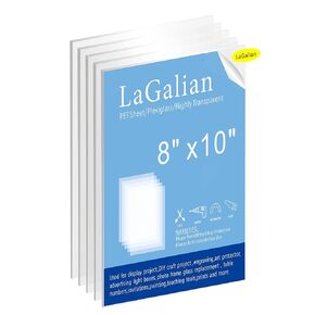 4x6 Acrylic Sheet, Replacement Glass Picture Frame 10 Pack Plexiglass Sheets 0.04" Thick Clear Plastic Sheet Acrylic Glass Painting Acetate Sheets for Crafts Plexi Glasses Transparent Square Blanks in Kuwait