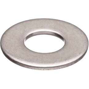#10 Stainless Flat Finish Washer, 3/8" Outside Diameter (100 Pack)- Choose Size, by Persberg, 18-8 (304) Stainless Steel (P8) in Kuwait