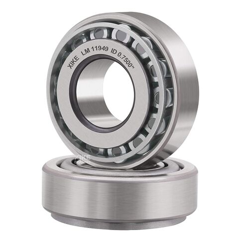 مجموعة محامل العجلات XiKe 2 SET12 - LM12749/LM12710 - ID 0.8656" x OD 1.7810"، كوب ومخروط محامل مدببة، يناسب العديد من محاور السيارات والمقطورة. in Kuwait