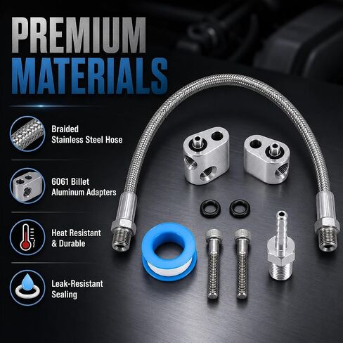 LS Throttle Body Bypass Hose kit LS Coolant/Steam Port Crossover Hose Kits… in Kuwait
