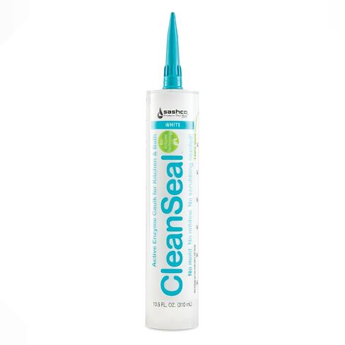 Clean Seal Active Enzyme Caulk, Kitchen & Bath, White, 10.5 oz. (Pack 1) in Kuwait