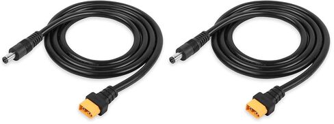 GINTOOYUN XT60 to DC5521 Power Cable, XT-60 Male to DC 5.5mm x 2.1mm Male Adapter Cord for FPV Goggles,etc. 1m in Kuwait