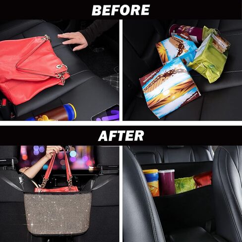 eing Car Organizers and Storage Purse Holder,Car Seat Back Net Handbag Accessories for Women,Gifts for Mom from Daughter, from Son,Mom Gifts,Birthday Gifts Presents for Mom,Black in Kuwait