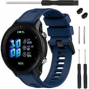 TopPerfekt Band for Garmin Forerunner 955 Watch - Soft Silicone ReplacementBand Strap for 955 Smart Watch Compatible with Women Men in Kuwait