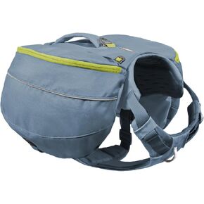 Ruffwear، حقيبة ظهر Palisades Dog، حزمة مشي لمسافات طويلة لعدة أيام مع حقائب سرج وقربات ترطيب، سماق أحمر، مقاس متوسط in Kuwait