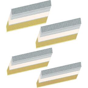 34°Framing Nails,D Head Nail Pack,960-Pack (2"- 240Pcs,2-1/2"- 240Pcs,3"- 240Pcs, 3-1/2"- 240Pcs),Hot Dipped Galvanized Paper Tape Strip Nails,Ring Shank,for 30 to 34 Degree Framing Nailer in Kuwait