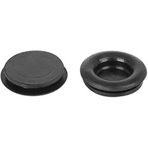 Fielect 30Pcs Rubber Grommets 7/8-Inch / 22mm Hole Wire Grommets Eyelet Ring Gasket Rubber Grommets for Wiring O Ring Electric Cable Protector, Black in Kuwait