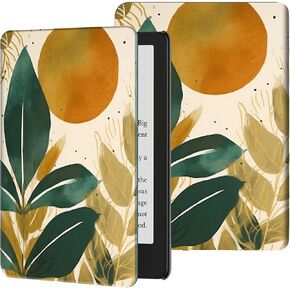 Case for 6" All-New Kindle 11th Generation 2022 Release (ONLY Fit 6 inch Basic Kindle Case 2022) Slim PU Leather Adjustable Stand Smart Cover with Auto Wake/Sleep,Mountain Abstract Watercolor Art in Kuwait