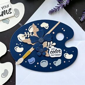 Flower Metal Cutting Die for Scrapbooking - Durable, Cut Stencils for DIY Scrapbook Photo Album Flower Decorative Paper Card, Card Making Supplies, Embossing, Stencils & Crafting Die Cut in Kuwait