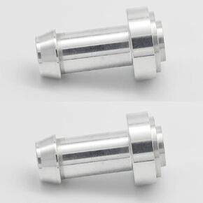 KRD PERFORMANCE 1/4"(6.3mm) Weld On Hose Barb Tail Nipple ON Bung Weldable Fitting Adaptor, Billet 6061 Aluminium, Pack of 2 in Kuwait