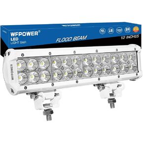 WFPOWER ضوء القارب 2 حزمة، أضواء LED البحرية مقاومة للماء، سطح السفينة ضوء الفيضانات ضوء العمل لملحقات القوارب شاحنة صيد عائمة سيارات الدفع الرباعي على الطرق الوعرة 12 فولت أبيض مستدير in Kuwait