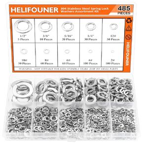 50 Pieces 5/16" Stainless Steel Split Lock Washers, 304 Stainless Steel 18-8 Spring Lock Washers for Screws Bolts in Kuwait