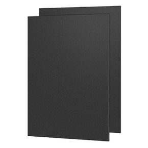 Pack of 10 ABS Plastic Sheet 8" x 12" x 1/8" Thick (3mm) Black Rigid Thermoplastic Sheet, Moldable Plastic Panel for Crafts, DIY Projects - Textured & Smooth Finish in Kuwait