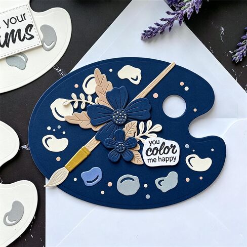 Flower Metal Cutting Die for Scrapbooking - Durable, Cut Stencils for DIY Scrapbook Photo Album Flower Decorative Paper Card, Card Making Supplies, Embossing, Stencils & Crafting Die Cut in Kuwait