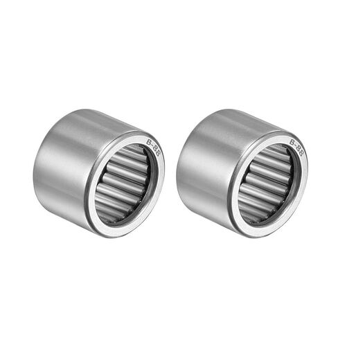 uxcell B1012 Needle Roller Bearings, Full Complement Drawn Cup, Open, 5/8-inch I.D. 13/16-inch OD 3/4-inch Width 7130N Static Load 4390N Dynamic Load 6200Rpm Limiting Speed 2pcs in Kuwait
