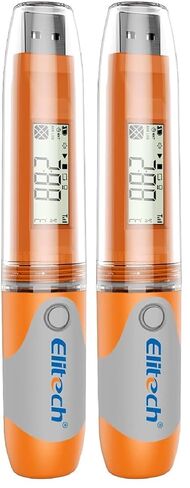 Elitech RC-51H مسجل بيانات درجة الحرارة USB مسجل رقمي قابل لإعادة الاستخدام ثلاجة طبية ميزان حرارة قابل للبرمجة 32000 نقطة دقة عالية in Kuwait