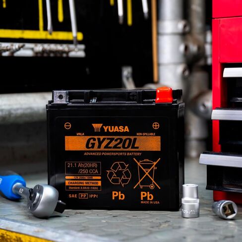 Yuasa YUAM720GZ GYZ20L Factory Activated GYZ Series AGM Battery in Kuwait