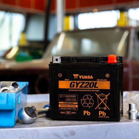Yuasa YUAM720GZ GYZ20L Factory Activated GYZ Series AGM Battery in Kuwait