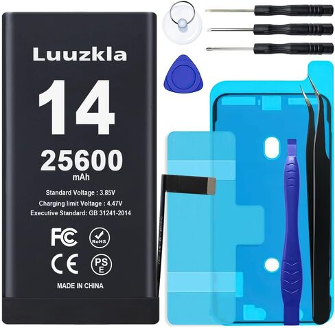Luuzkla 11500mAh (2024 New Upgrade) Battery Compatible with iPhone 7 PLUS, Super Capacity Battery Replacement Compatible with iPhone 7 PLUS, with Full Tool Kits-0 Cycle High Capacity-24 Months Service in Kuwait