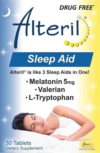 Biotab Nutraceuticals Alteril مساعد النوم مع L-Tryptophan، أقراص 30 لكل قطعة (قد تختلف العبوة) in Kuwait