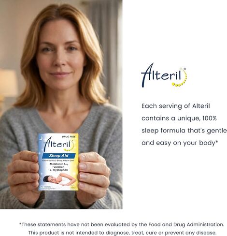 Biotab Nutraceuticals Alteril مساعد النوم مع L-Tryptophan، أقراص 30 لكل قطعة (قد تختلف العبوة) in Kuwait