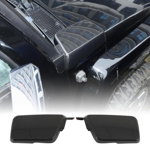 أغطية فتحات غطاء فتحة دخول الهواء الجانبية إطار قولبة من الكروم متوافق مع Hummer H3 2005-2009، غطاء فتحة فتحة دخول الهواء الجانبية لغطاء السيارة، ABS in Kuwait