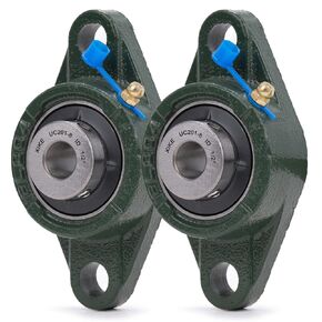 XIKE 2 قطعة UCFL207-23 Bore 1-7/16" محامل كروية مثبتة على شكل وسادة، قاعدة من الحديد الزهر الصلب ومحامل محكمة الغلق من الفولاذ الكروم ذاتية المحاذاة. in Kuwait