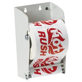 Discount Tag & Label Wall Mount Label Dispenser, 8 1/2', White, 1/Each in Kuwait