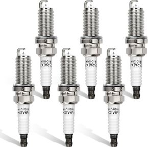 6PCS 224018H515 Double Iridium Spark Plug For Infiniti I35 QX4/Nissan Altima Frontier Maxima Murano Pathfinder Quest Xterra/RAM 2500 3500 4500 5500/TOYOTA/HYUNDAI/KIA Replaces # 6376 6708 LFR5AIX-11 in Kuwait