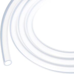 26ft 3/8" ID x 5/8" OD Silicone Tubing Clear Industrial Plastic Tubing Pure Silicone Hoses for Pump Siphoning Draining Irrigation Brewing in Kuwait