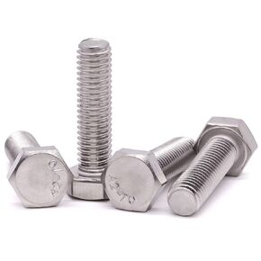 1/2-13 x 4-1/2" Hex Head Bolts Screws, 304 Stainless Steel 18-8, Fully Threaded, Hexagon Head Cap Bolts Screws, Coarse Thread UNC, 5 PCS in Kuwait