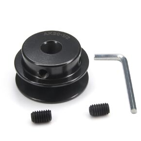 AK20-5/8" حزم الويب ذات الأخدود الفردي الممل 2.0 بوصة OD 5/8 بوصة حزام على شكل حرف V بكرة حزام من الحديد الزهر للحزام على شكل V (AK20-5/8"، أخدود فردي) in Kuwait